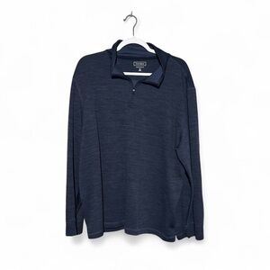 Club Room XXL Navy Pullover 1/4 Zip